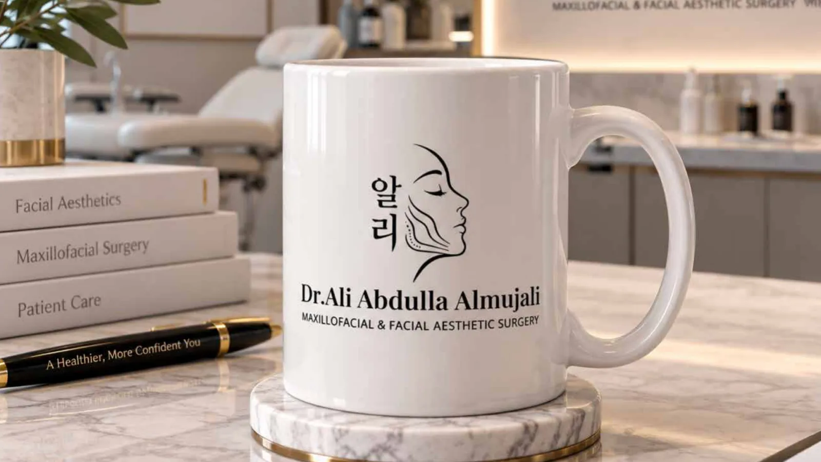 Mug with Dr. Ali’s logo