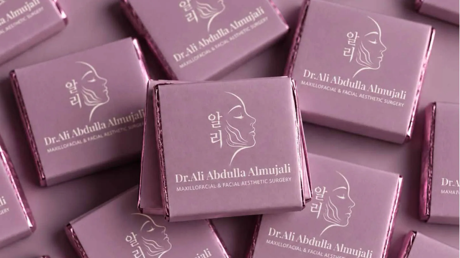 Gift packaging with Dr. Ali’s logo